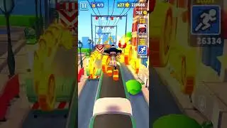 Looks only  straight 😎 forward 🔥💥 game  | #shorts #subwaysurfers #games