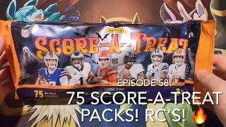 #2823 Episode 58: 75 Score-A-Treat Packs! RC’s! 🔥🍻#shorts #nflcards #rookiecards #nflscore #football