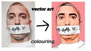 vector art colouring and outline tutorial