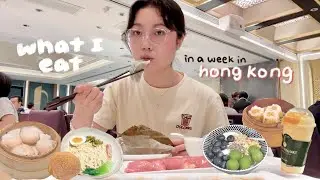 what I eat in a week in hong kong 🍚 (dim sum, noodles, bakeries + smoothie, milk tea, homemade food)