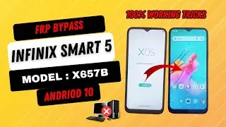 Infinix Smart 5 frp bypass without PC || Infinix smart 5 (X657B) google account bypass