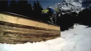 V.I.O. Rides along with the Snowboarding Kid