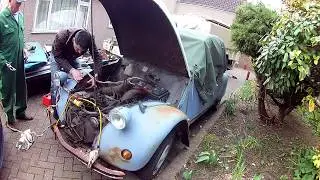 Citroen 2cv6 restarting: it runs and drives!