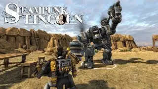 Steampunk Lincoln : Iron Sentinel Boss Fight