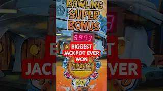 The BIGGEST Jackpot Ever Won at an Arcade!