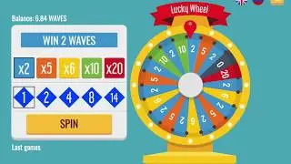 Lucky Wheel game for WAVES