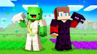 Mikey GOLEM Armor vs JJ ENDERMAN Armor Survival Battle in Minecraft (Maizen)