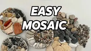 Simple & Easy Stone Mosaic Tutorial: Try Before Doing a  Pathway Stone Mosaic 🍃