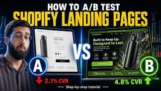How to A/B test landing pages on Shopify in 10 minutes