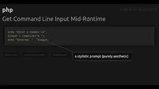 Get Command Line Input Mid-Runtime