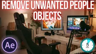 How To Remove Unwanted People, Objects in After Effects 2023 (Content-Aware Fill)