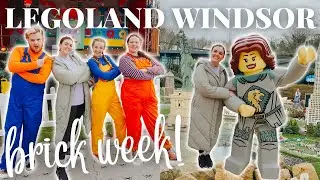 LEGOLAND WINDSOR BRICK WEEK 2023! | VLOG | Creative Lab Show, Puppet Show & Our Favourite Rides!