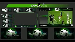 Twitch Animated Overlay (FootBall Theme)