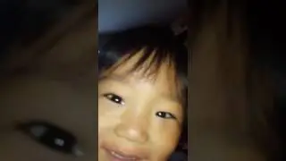 Trusty kids playing at grannies