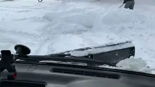 Subaru Sambar Plowing.