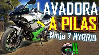 I wanted to make fun of her and she shut me up (Brutal) - Kawasaki Ninja 7 Hybrid Test