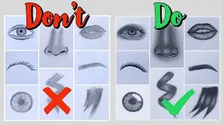 DO’s & DON’Ts : How to draw realistic easy |A complete guide on face Drawing tutorial | Dhwani’s Art