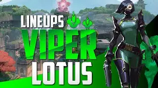 VIPER LINEUPS ON LOTUS | VALORANT
