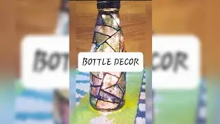 DIY bottle decor