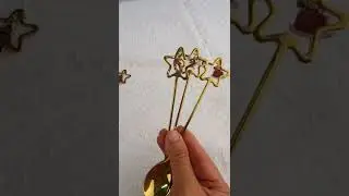 Tea Spoon and Dessert Fork - Christmas Theme
