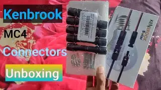 MC4 Connectors for solar panels || kenbrook mc4 connectors unboxing & review