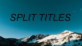 Split Titles
