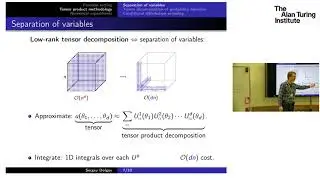 Tensor train algorithms for stochastic PDE problems – Sergey Dolgov, University of Bath