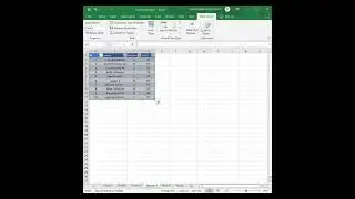Converting data into table _ Excel Shortcut _ Data analytics using excel _ D2NTA_23 #excel #shorts