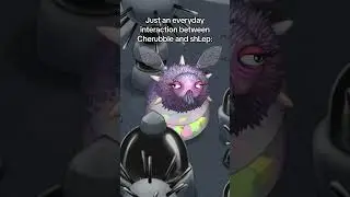 Just an everyday interaction between Cherubble and shLep 😅 