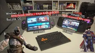 Cамая дорогая консоль OnexPlayer x1 на Steam OS и Windows 👉 Cравнение в ТОП играх с Steam Deck OLED
