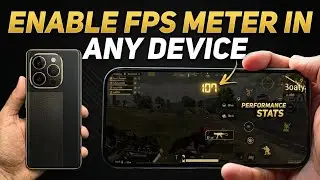 Enable FPS meter in any device | BGMI & PUBG | 