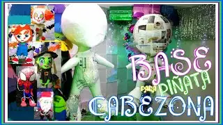 Como Hacer Una piñata CABEZONA FACIL DIY base ( EDREI POP )
