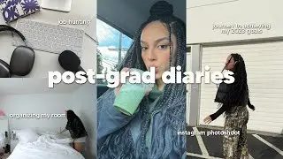 POST-GRAD DIARIES | productive days in my life | setting goals, job hunting, 2023 vision board!
