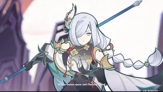SHENHE STORY ANIMATION Genshin Impact  CUTSCENE