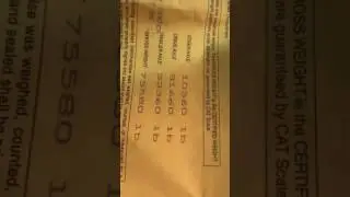 The C.A.T scale ticket