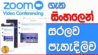 How To Use Zoom Application - Part 1| Zoom Sinhala Tutorial | Zoom තේරෙන සිංහලෙන්