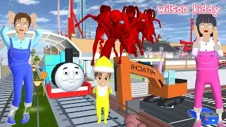 Yuta Mio Baby Yuta Chased by Lava Zombies 🤣😱🧟‍♀️ | Sakura | Wilson Kiddy