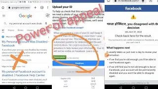How to recover facebook disable account 
