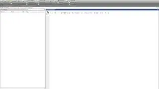 MATLAB Input Tutorial