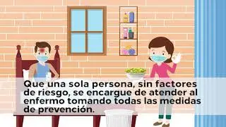 ¿Cómo convivir con una persona con COVID-19 en casa?
