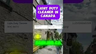 Light Duty Cleaner In Canada I Direct Hiring I No Placement Fee I Buhay Canada #shorts