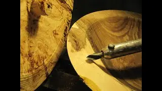 Точим простым сверлом / Woodturning with a simple drill