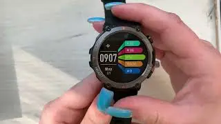 Відеоогляд Розумний смарт годинник Smart Storm Black. Налаштування годинника