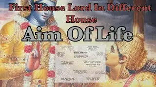 Your Life Revolves Around THIS! | 1st House Lord in Different Houses | Ascendant Lord