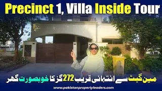 Luxury 272 SQ Yard Villa For Sale Bahria Town Karachi| Precinct 1 Villa Inside Tour #shorts #fyp