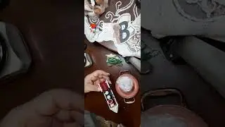 Моя структурированная краска для зимних игрушек и переделок)