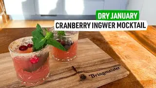 Cranberry Ingwer Mocktail 🍹