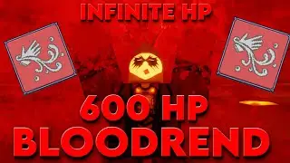 BLOODREND INFINITE HP + 93% DR LUNATIC BUILD | Deepwoken