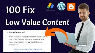 How To Fix Low Value Content In Adsense || Low-Value Content 2023