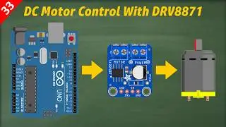DRV8871 Motor Driver with Arduino | Control DC Motor Speed & Direction (Step-by-Step Tutorial)